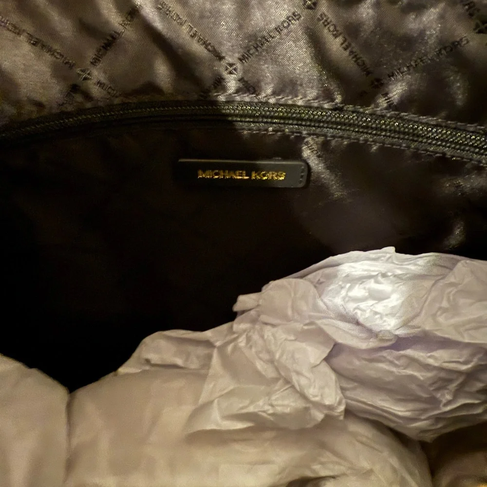 Michael Kors Black Charlotte Tote Bag NWT